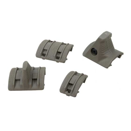 TMC set hand stop per slitte ras 20mm (dark earth)