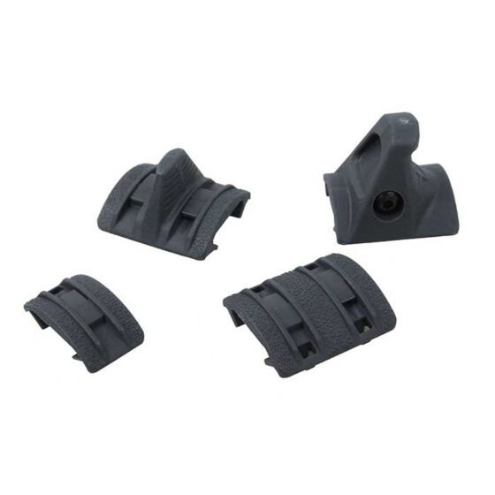 TMC hand stop kit for 20mm rail (urban grey)