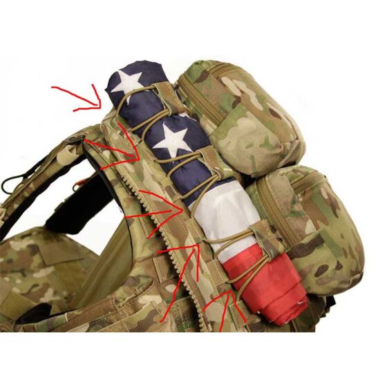 TMC Accessories set holder for tactical vest (black)