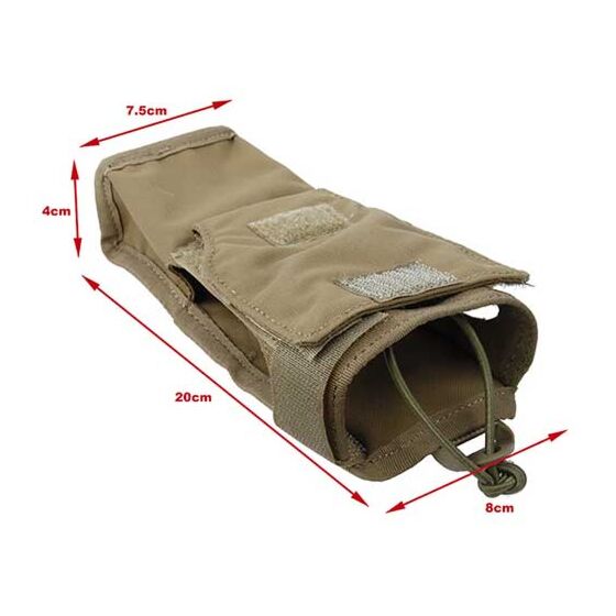 TMC tasca porta radio TLS (coyote brown)