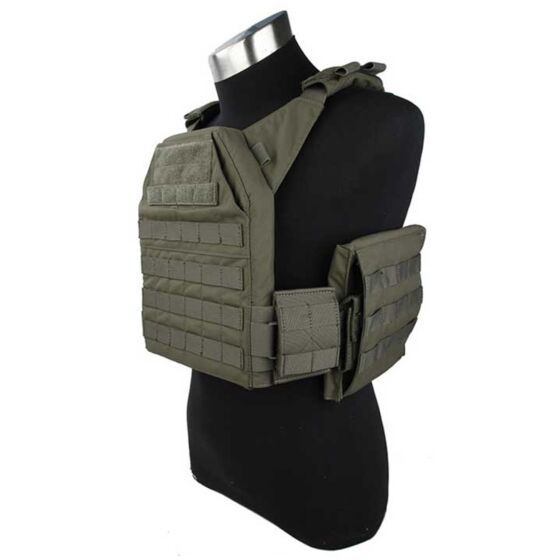TMC giubbino tattico FPC plate carrier (ranger green)