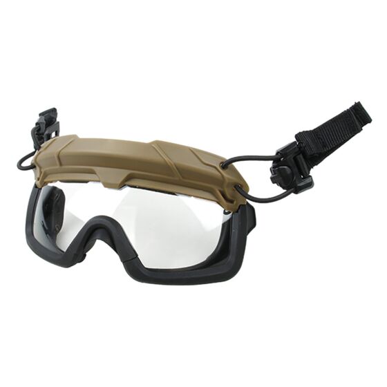 TMC occhiali tattici SF QD per elmetti (coyote brown)