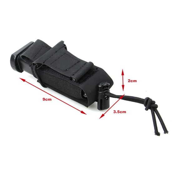 TMC tasca DUCK MOUTH 9mm aperta porta caricatore pistola (nera)
