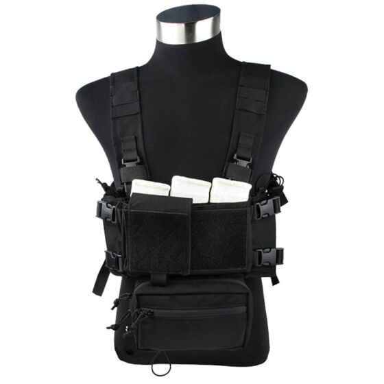 TMC Pettorina MCR chest rig set A (nero)