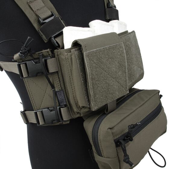 TMC Pettorina MCR chest rig set A (ranger green)