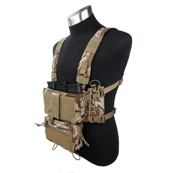 TMC Modular chest rig Type A (sand tiger stripes)