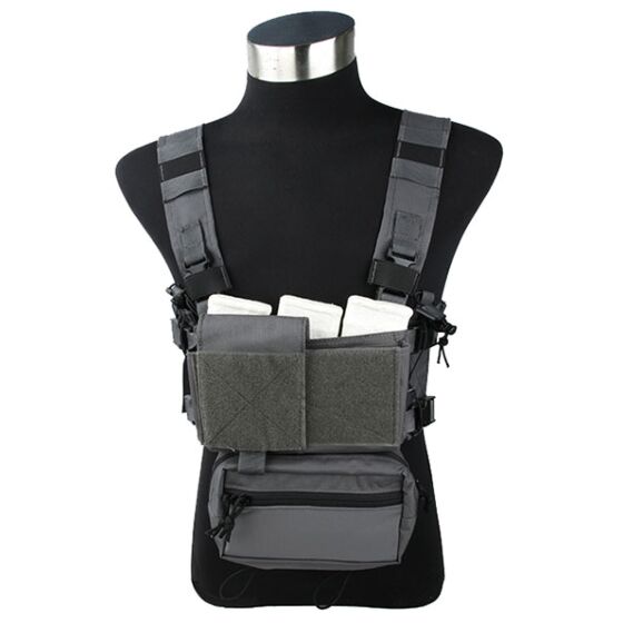 TMC Pettorina MCR chest rig set A (wolf grey)