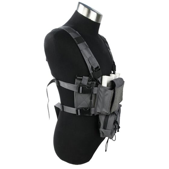 TMC Pettorina MCR chest rig set A (wolf grey)