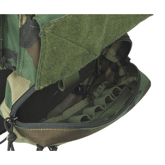 TMC Pettorina MCR chest rig set A (woodland camo)