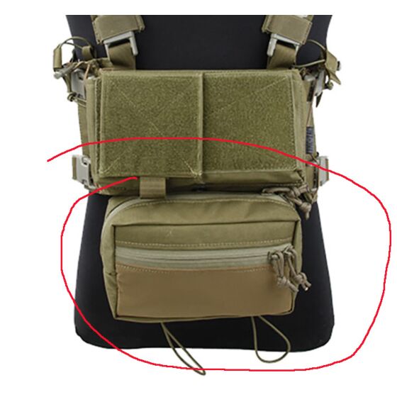 TMC drop pouch for MCR chest (multicam tropic)