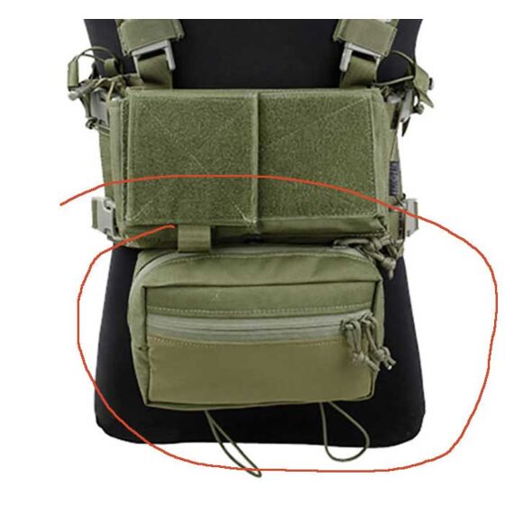 TMC drop pouch for MCR chest (ranger green)