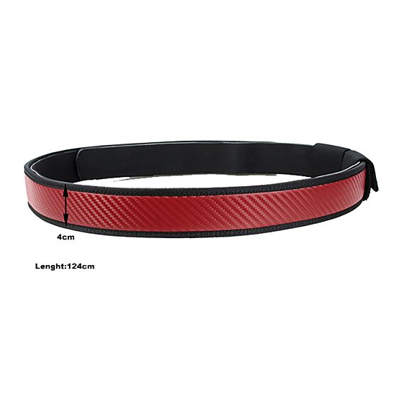 TMC cinturone IPSC carbon style belt (nero/rosso)