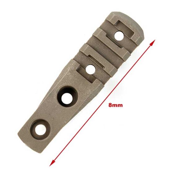 TMC slitta 20mm cantilever per astine (dark earth)