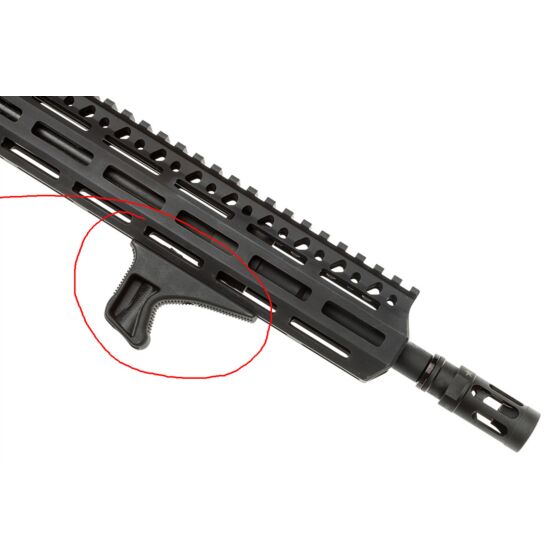 TMC grip hand stop GUNFIGHTER style per astine M-LOK (nera)
