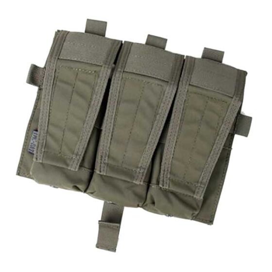 TMC Tri pouch flap panel for AVS/JPC tactical vest (ranger green)