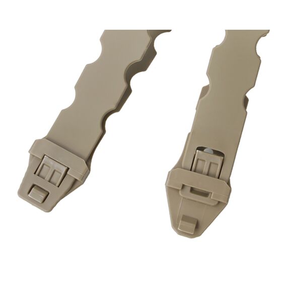 TMC set attacchi molle STRAPS 15cm (coyote brown)