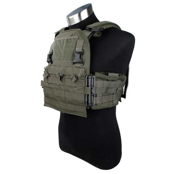 TMC giubbino tattico Modular plate carrier (ranger green)