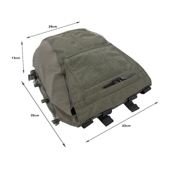 TMC NG style zip panel for CPC vest (ranger green)