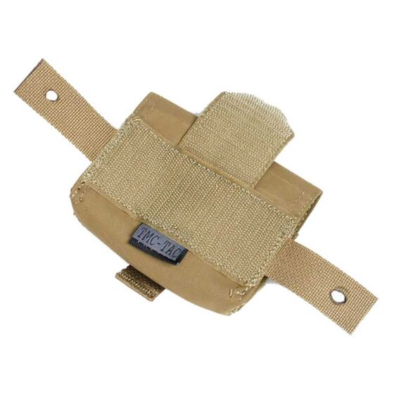 TMC tasca batterie per elmetti velcrata (coyote brown)