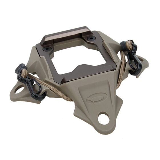 TMC piastra porta visore SKELETON SFIRE style per elmetti (coyote brown)