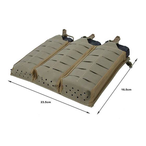 TMC tasca tripla STA style 2.0 per caricatore m4 (dark earth)