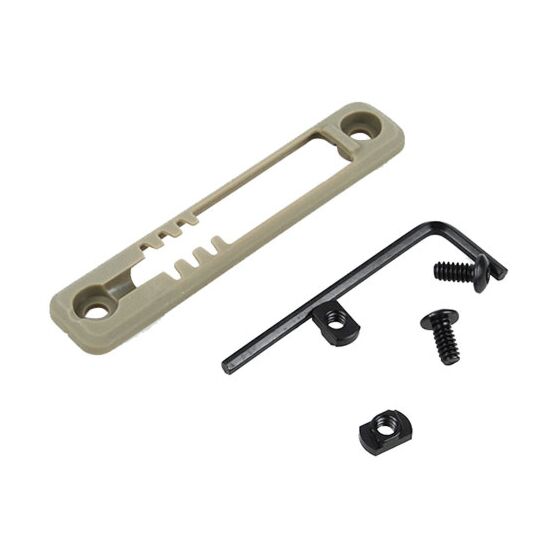 Tmc slitta con porta remoto per astine M-LOK (tan)