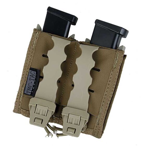 TMC TACO type 2.0 dual pistol magazine pouch (coyote brown)