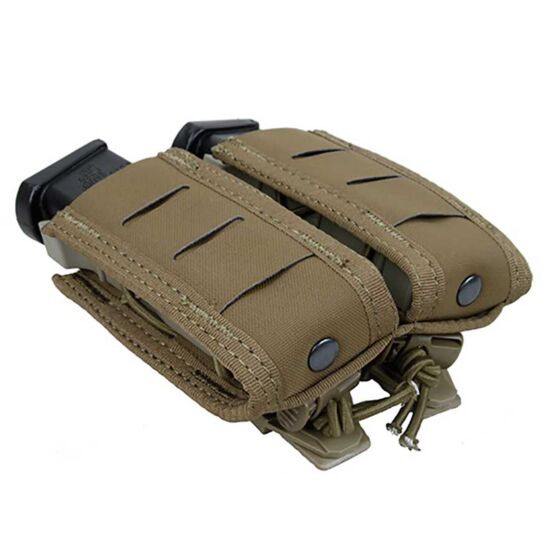 TMC TACO type 2.0 dual pistol magazine pouch (coyote brown)