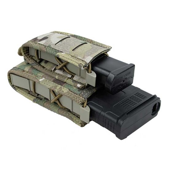TMC tasca HG type 2.0 doppio vano caricatore m16 + pistola (multicam)