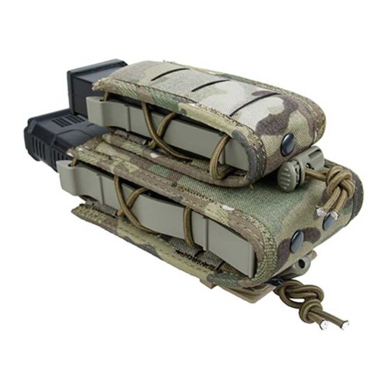 TMC tasca HG type 2.0 doppio vano caricatore m16 + pistola (multicam)
