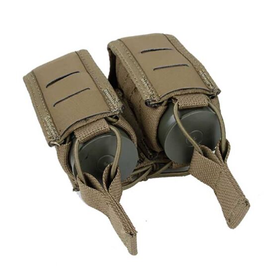 TMC tasca doppia TACO type ver.2 per granata 40mm (coyote brown)