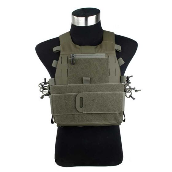 TMC giubbino tattico ASPC laser cut plate carrier (ranger green)
