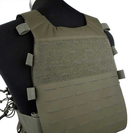 TMC giubbino tattico ASPC laser cut plate carrier (ranger green)