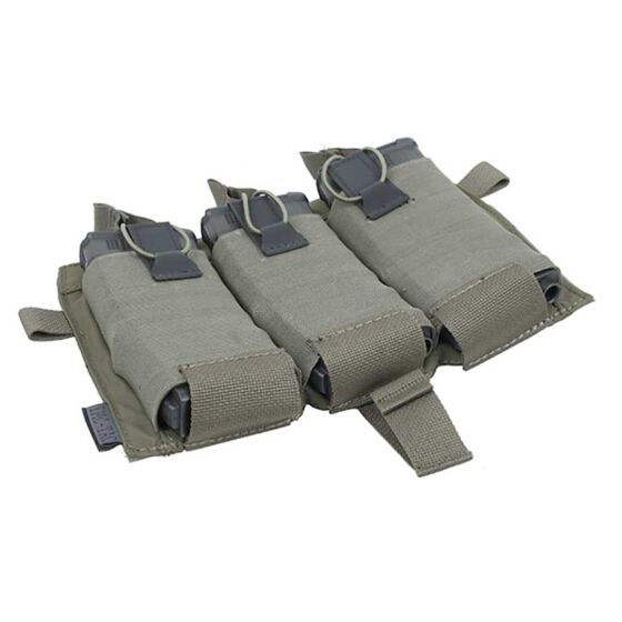 TMC Tri QD open top pouch panel for AVS/JPC tactical vest (ranger green)