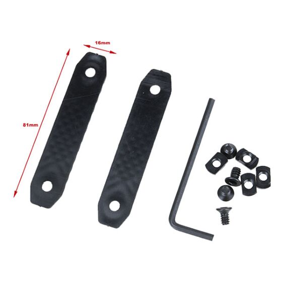 TMC cover set tipo B per astine tattiche M-LOK (nero)