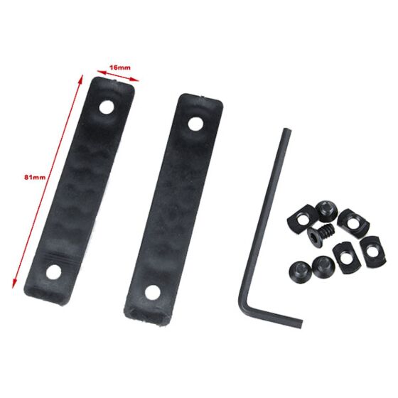 TMC M-LOK cover set Type E for handguards (black)