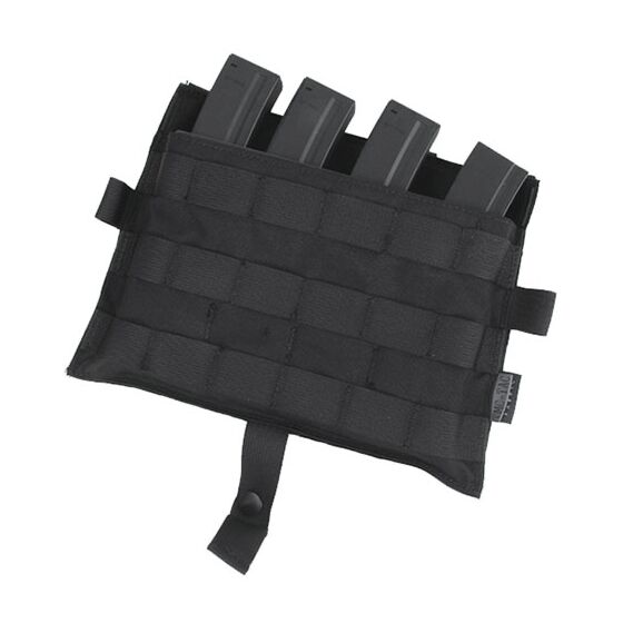 TMC pannello porta caricatori MP5 con inserto in KYDEX per tattico AVS/JPC (nero)