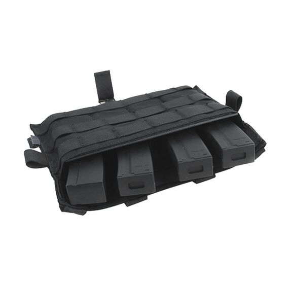 TMC pannello porta caricatori MP5 con inserto in KYDEX per tattico AVS/JPC (nero)