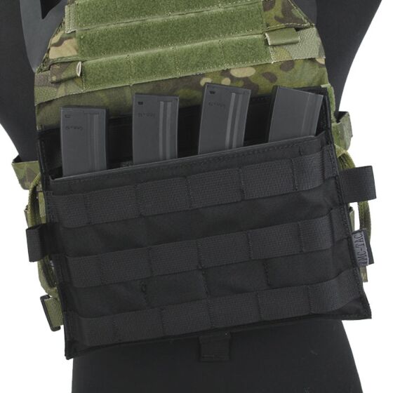 TMC pannello porta caricatori MP5 con inserto in KYDEX per tattico AVS/JPC (nero)