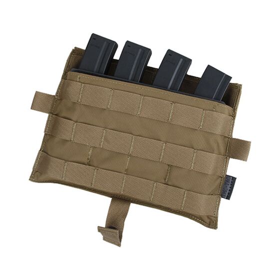 TMC pannello porta caricatori MP5 con inserto in KYDEX per tattico AVS/JPC (coyte brown)