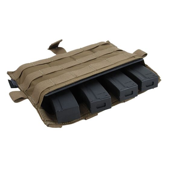 TMC pannello porta caricatori MP5 con inserto in KYDEX per tattico AVS/JPC (coyte brown)