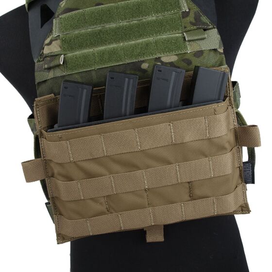TMC pannello porta caricatori MP5 con inserto in KYDEX per tattico AVS/JPC (coyte brown)