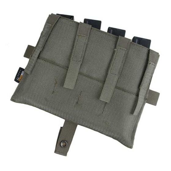 TMC MP5 pouch panel with KYDEX insert for AVS/JPC tactical vest (ranger green)