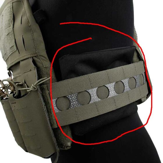 TMC FCV 6x6 side plate pouch set (multicam)