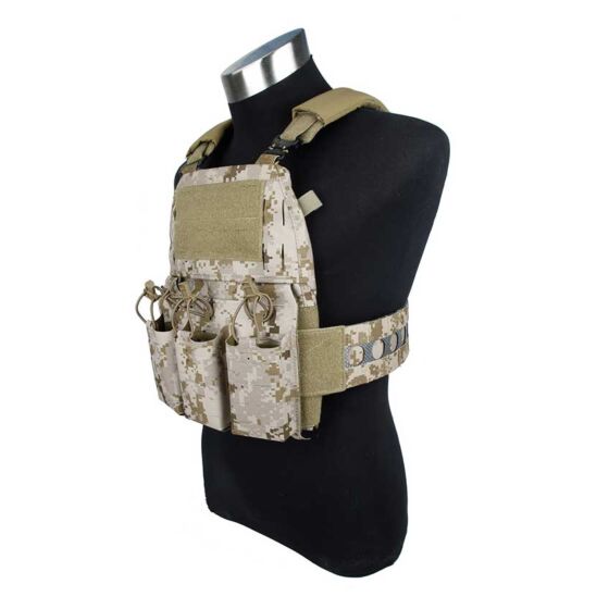 TMC Giubbino FCV five airsoft plate carrier (aor1)