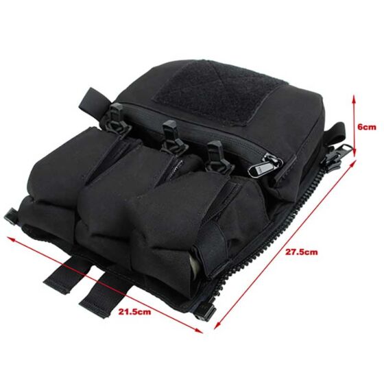 TMC BG style back panel for FCV vest (black)