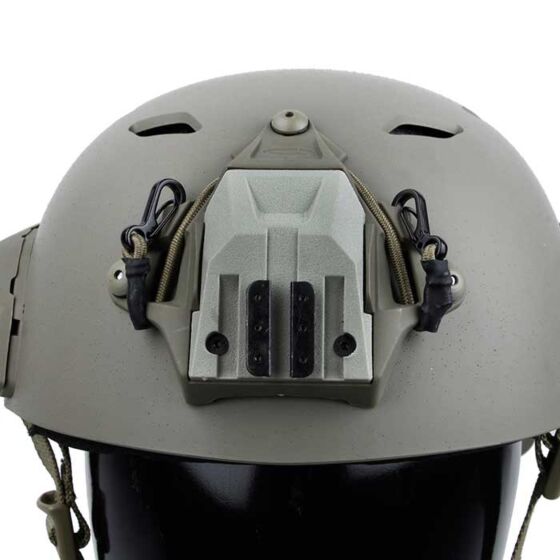 TMC piastra porta braccetto DPAM per attacco elmetti SUREFIRE (dark earth)