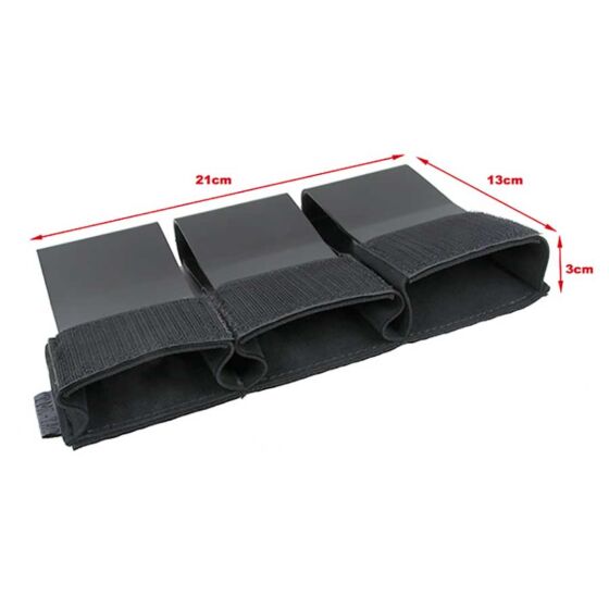 TMC inserto porta caricatori M4 in KYDEX® per giubbini JPC vest (nero)