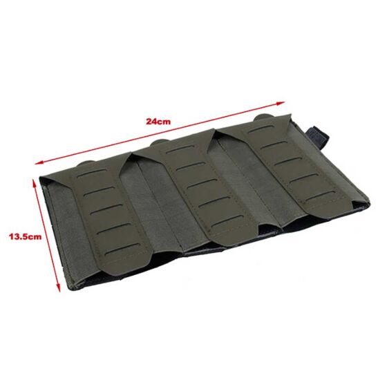 TMC tasca tripla STACK TS style 2.0 per caricatore m4 (ranger green)
