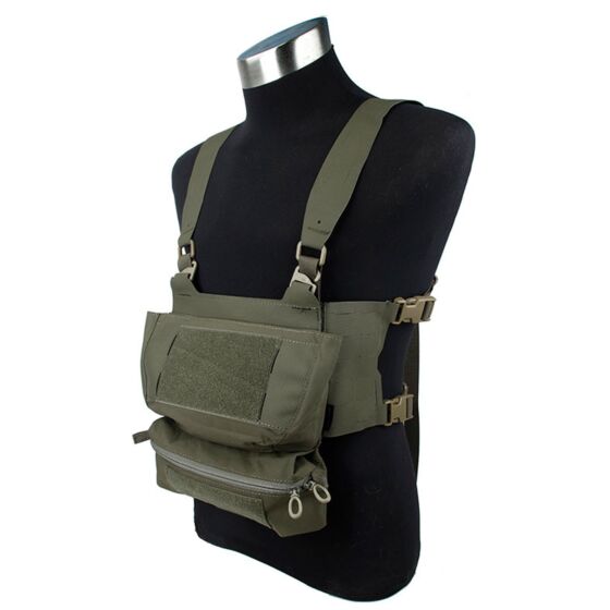 TMC WIDE HARNESS chest rig set (ranger green)